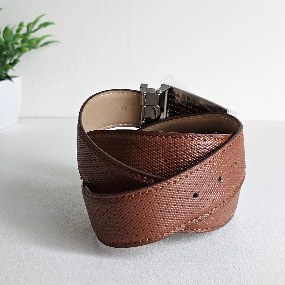 🆕 Srixon x Druh Genuine Leather Golf Belt Adjustable 30–40, Rare & Collectible